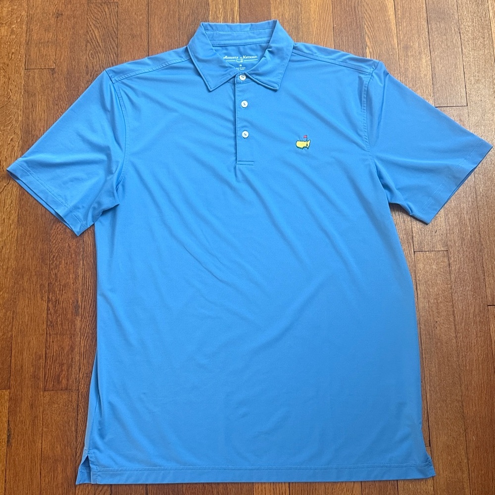 Augusta National Masters Sky Blue Polo Golf Shirt Size Medium - Picture 2 of 5